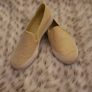 Yellow Slip on Keds